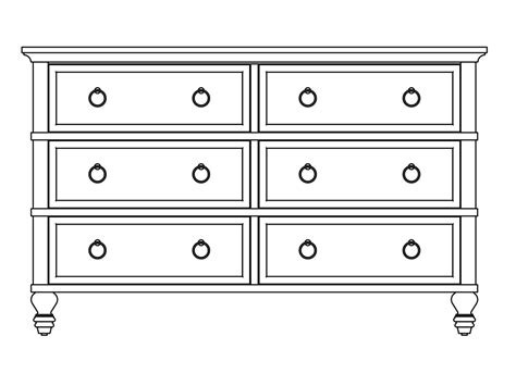 Dresser Drawing at PaintingValley.com | Explore collection of Dresser Drawing