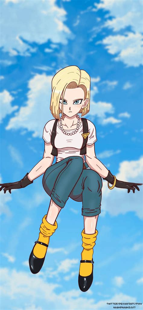 Android 18 wallpaper by nashdnash2007 on DeviantArt