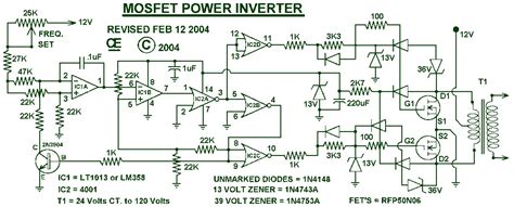 1000W Power Inverter - Schematic Design