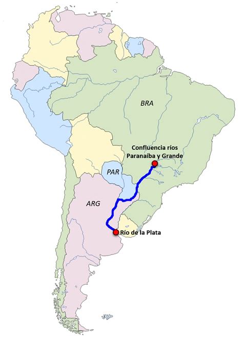 ¿Dónde está el río Paraná? — Saber es práctico