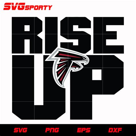 Atlanta Falcons Rise Up svg, nfl svg, eps, dxf, png, digital file – SVG ...