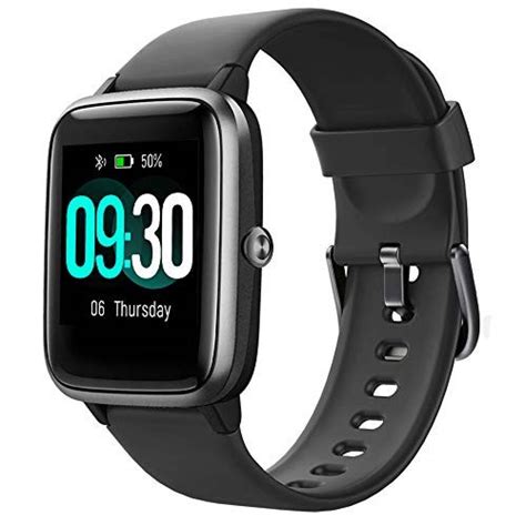 Smart Watch Willful Fitness Tracker IP68 GPS -Negro