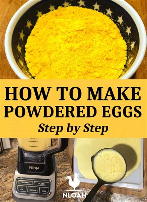 How to Make Powdered Eggs Step by Step