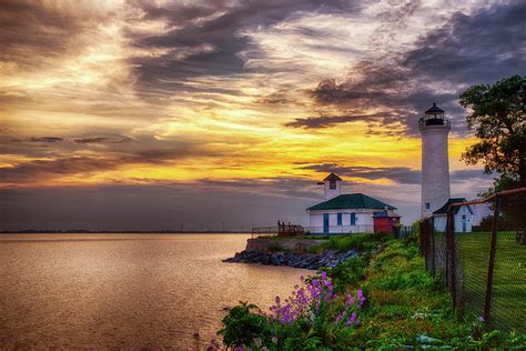 Tibbets Point Sunset Photograph by Mark Papke - Fine Art America