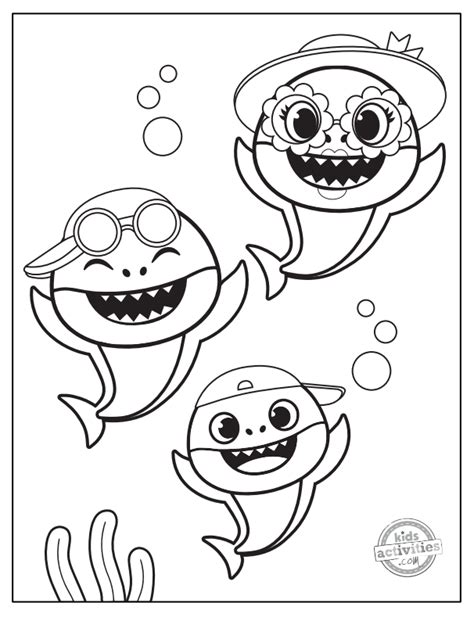 Free Printable Baby Shark Coloring Pages Shark Coloring Pages, Puppy Coloring Pages, Easy ...