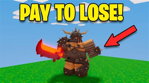 Never use Barbarian Kit in Lucky Blocks - Roblox Bedwars - YouTube