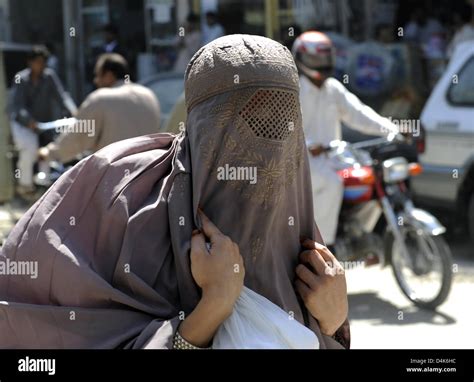 A woman wearing a burqa in Islamabad, Pakistan, 04 April 2009. During ...