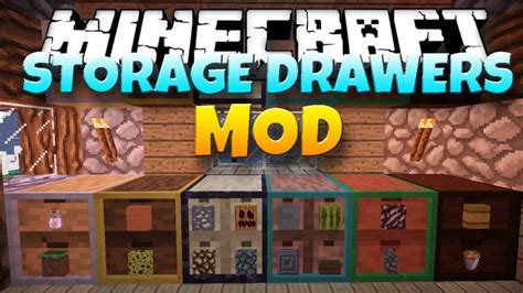 Storage Drawers Mod 1.16.5/1.15.2 (Store Hundreds of Items) - 9Minecraft.Net