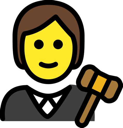 "judge" Emoji - Download for free – Iconduck