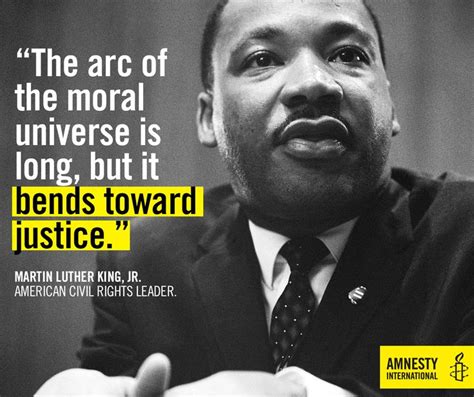 The arc of the moral universe is long, but it bends toward justice. MLK | Martin luther king ...