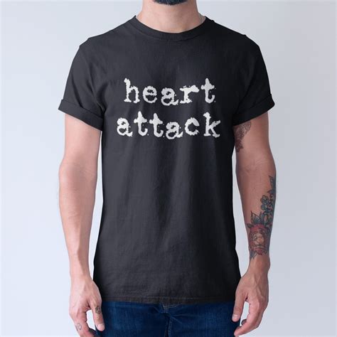 Heart Attack Band T-Shirt, Heart Attack Logo Tee Shirt, Groove Metal ...