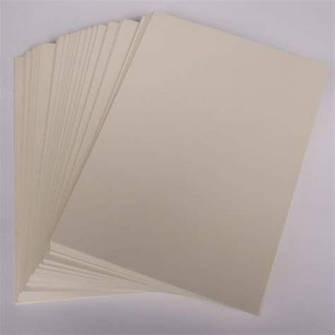 A4 Ivory Card Stock x 50 Sheets, 240gsm (297mm x 210mm) - Stella Crafts ...