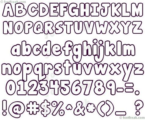 Free printable bubble letters font - pikolfinda