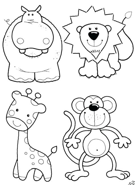 Printable Zoo Animals Coloring Pages at GetColorings.com | Free ...