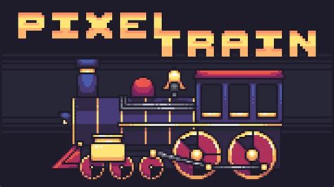 Pixel Art Train (Timelapse + Commentary) - YouTube