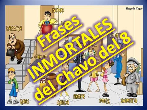 El Chavo del 8 "Frases que INMORTALIZARON cada Personaje" - YouTube