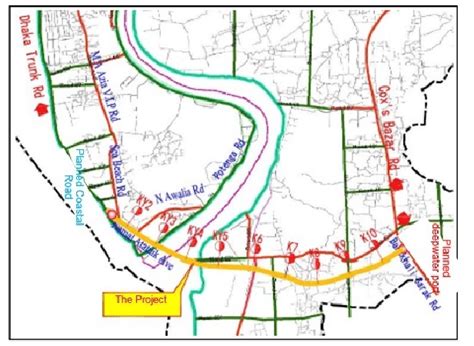 Location of the Karnaphuli River Tunnel Project Site [2] | Download Scientific Diagram