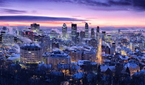 Wallpapers Canada Houses Winter Sky Megapolis Night Montreal ... | Montreal wallpaper, Winter ...