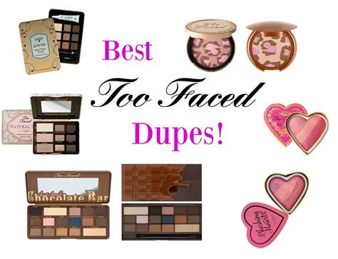 Best Too Faced Dupes! (Eye palettes, blushes, bronzers)