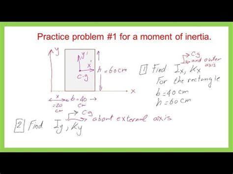 6-Solved problems for the estimation of Moment of inertia. | Engineering Oasis-Best ...