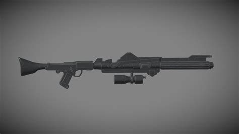 Blaster Rifle DC-15A - Buy Royalty Free 3D model by Facundo.Olmedo [20c236a] - Sketchfab Store