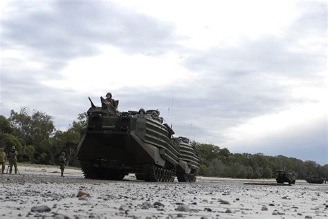 File:US Navy 070617-N-4207M-132 Marine Corps amphibious assault vehicles from the 3rd Marine ...