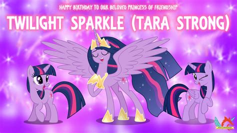 Happy Birthday Twilight Sparkle (Tara Strong) by EJFireLightningArts on ...