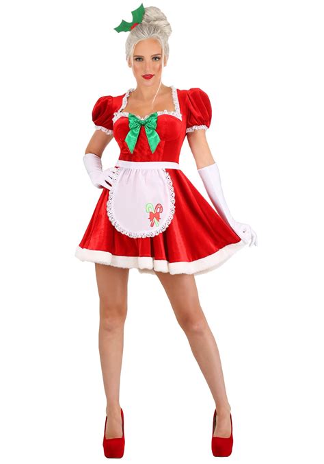 Womens Sexy Classic Mrs. Claus Costume - Walmart.com - Walmart.com