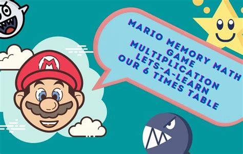 Super Mario Memory Math Multiplication Game-Lets-A-Learn Our 6 Times ...