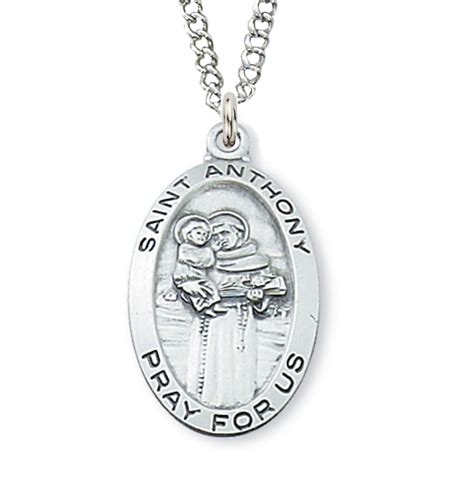 Women's St. Anthony Medal Sterling Silver from Catholic Faith Store (1 ...