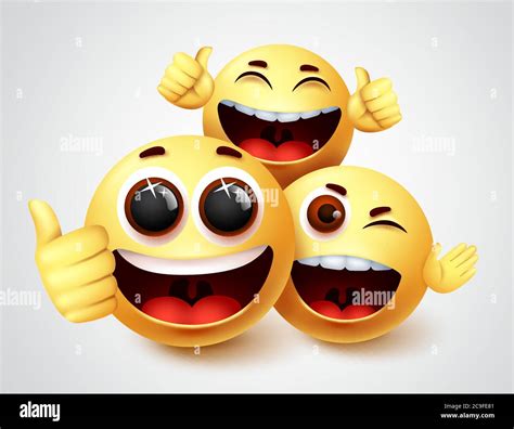 Smiley emoji friends character vector design. Emojis smiley of ...