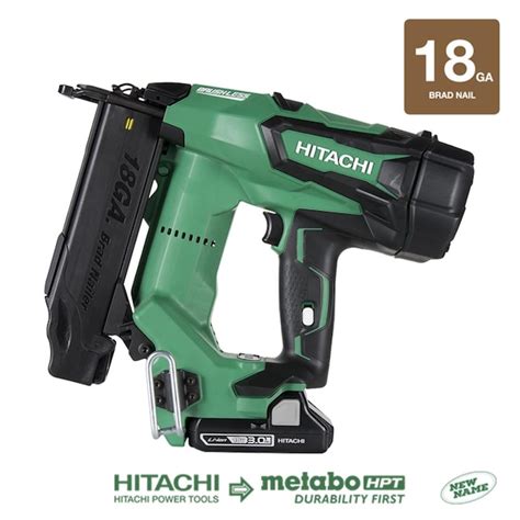 Hitachi 2-in 18-Gauge Cordless Brad Nailer (Battery & Charger Included ...