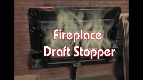 Fireplace Draft Stopper - Cheap DIY - YouTube