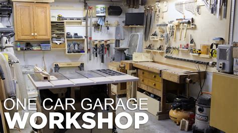 One Car Garage Workshop Layout