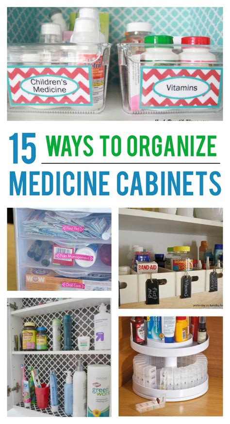 17 Genius Ideas to Organize Your Medicine Cabinet | Kids Activities Blog