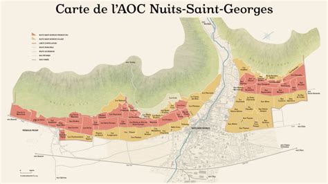 Carte AOC Nuits-St-Georges | Maison des Vignerons - Nuits-Saint-Georges