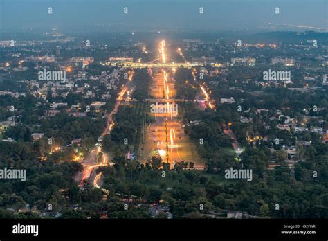 Aerial view of Islamabad city the capital of Pakistan Stock Photo ...