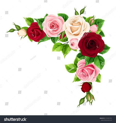 13,489 Rose Border Corner Images, Stock Photos & Vectors | Shutterstock