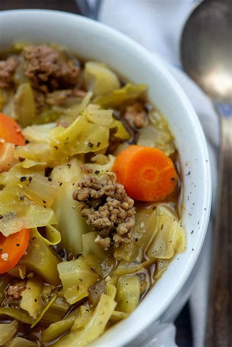 Crockpot Cabbage Soup With Beef | That Low Carb Life