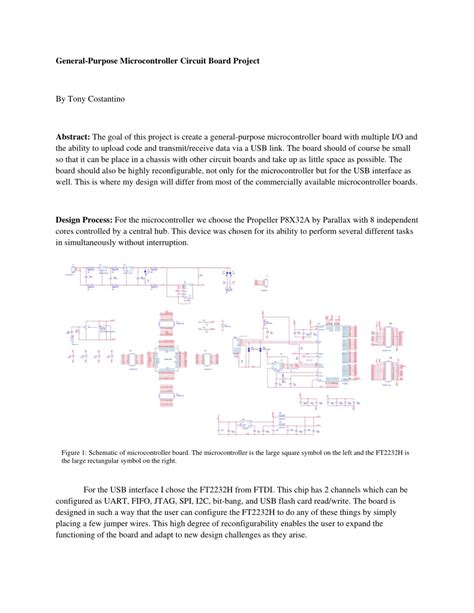 (PDF) General-Purpose Microcontroller Circuit Board Project