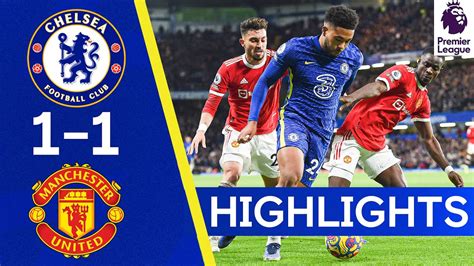 Chelsea 1-1 Manchester United | Premier League Highlights - YouTube