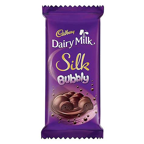 Cadbury Dairy Milk Silk Bubbly Chocolate Bar, 50 g: Amazon.in: Grocery & Gourmet Foods