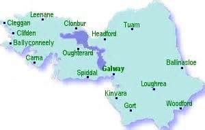 Map of County Galway | Galway, County galway, Sligo