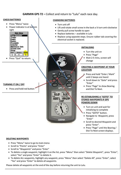 GARMIN GPS 72 QUICK START MANUAL Pdf Download | ManualsLib