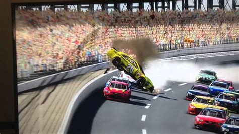 NASCAR 15 Victory Edition Crash || Blow-over!? - YouTube