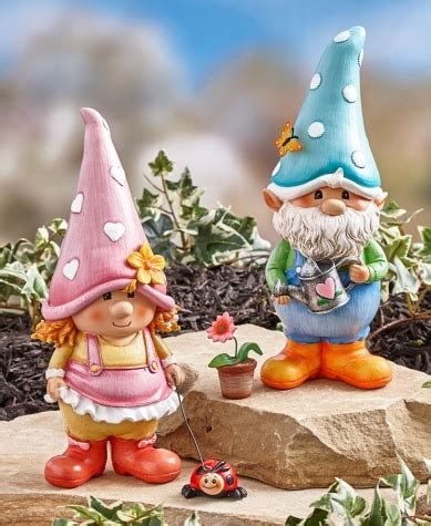 Garden Gnome Friend Statues | The Lakeside Collection