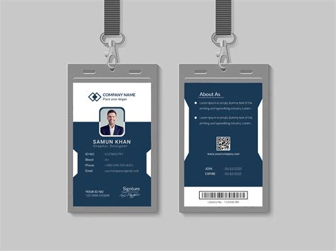 Corporate And Business ID Card Design by Obydullah on Dribbble