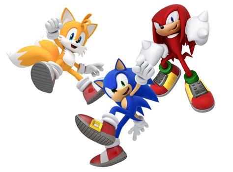 Sonic, Tails and Knuckles (Team Sonic) by Banjo2015.deviantart.com on @DeviantArt Sonic The ...