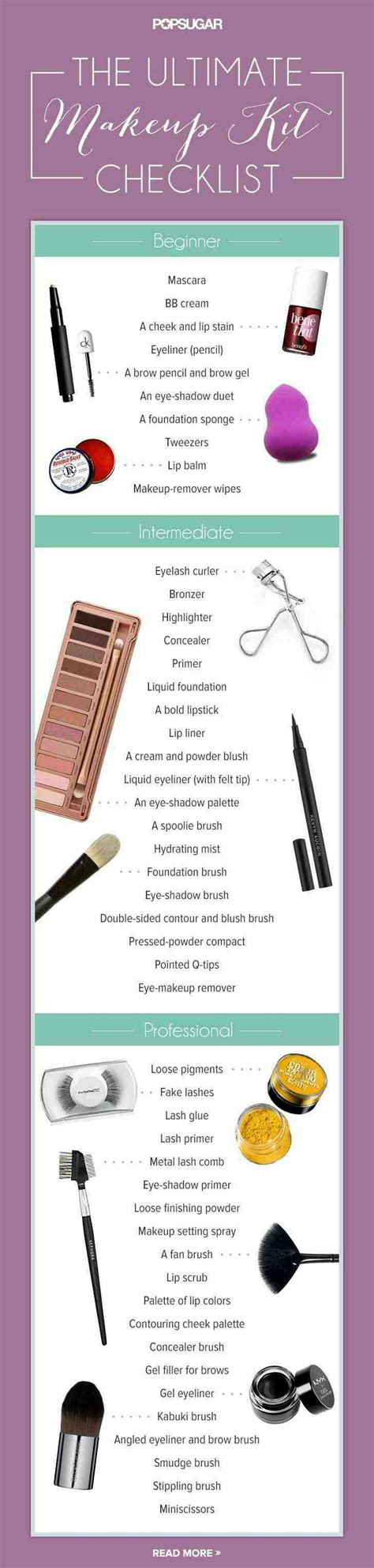 The ultimate makeup kit list | Trusper