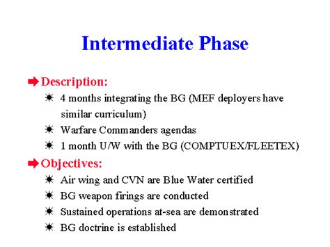 Intermediate Phase